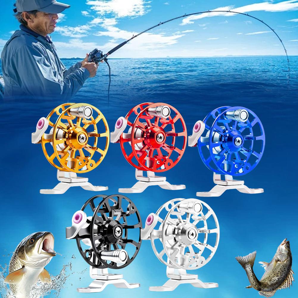 Ice Fishing Line - Mini Full Metal Fishing Reel Portable