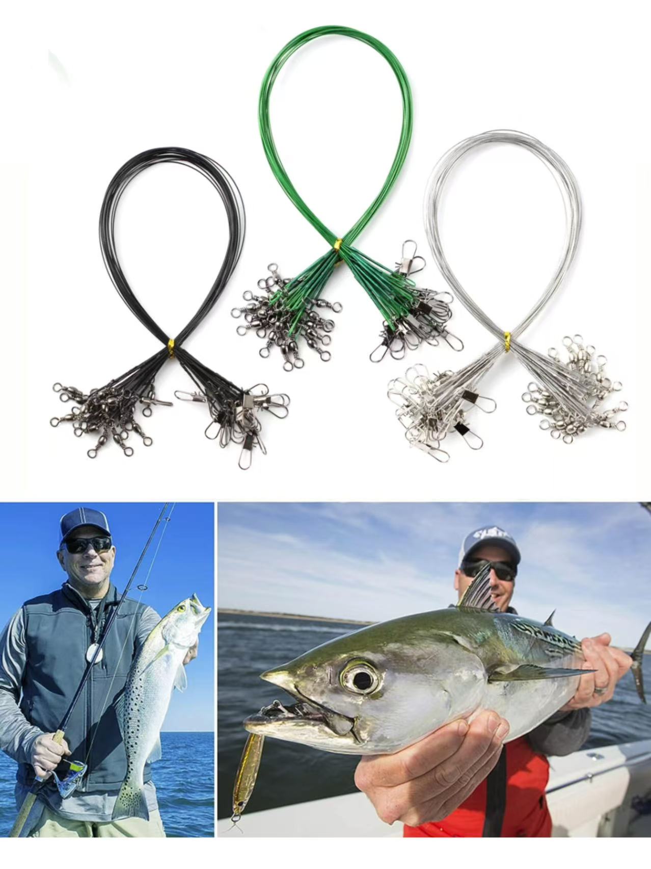Freshwater Line - Stainless Steel Wire Trace Leader Anti