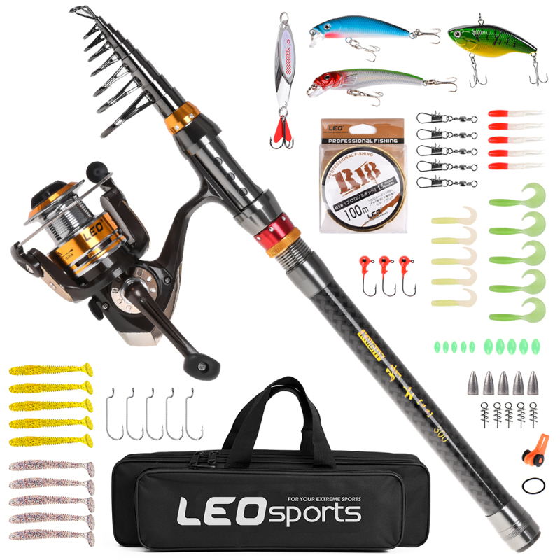 Freshwater Line - Fishing Rod Spinning Reel Combo Carbon