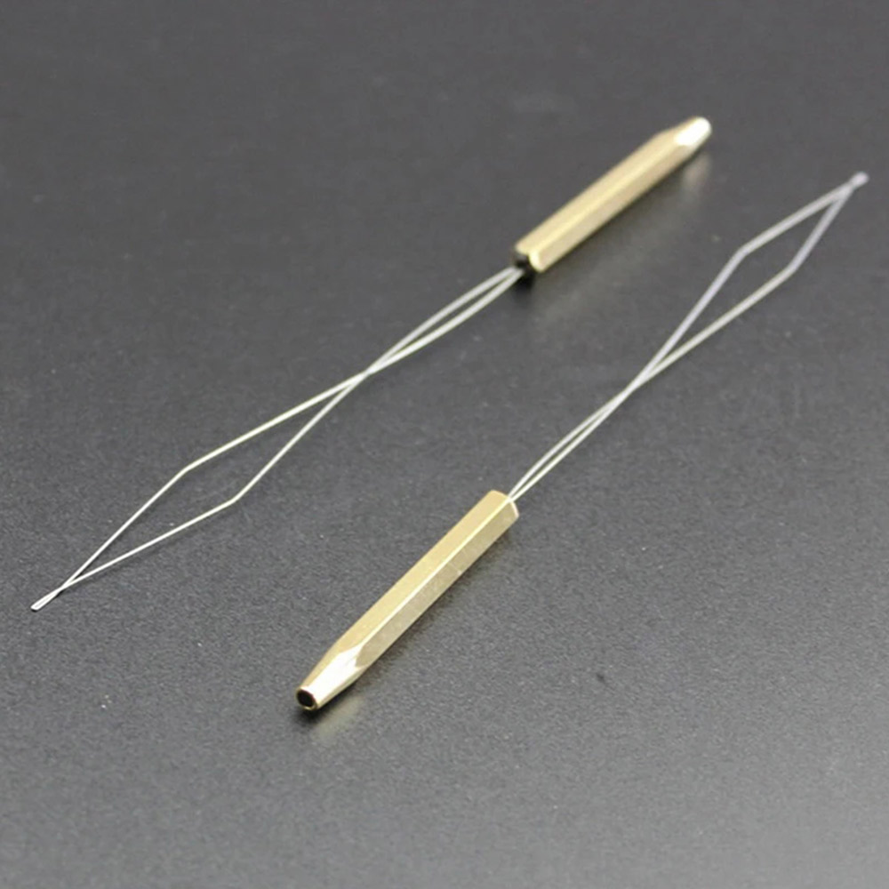 1PC Brass Bobbin Threader Fly  - огляд і ціна Monofilament Line