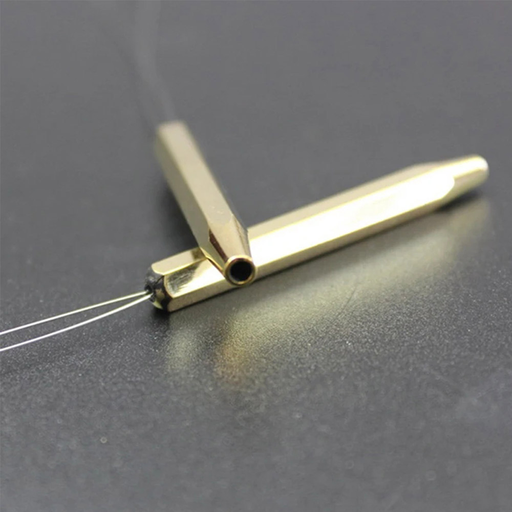 1PC Brass Bobbin Threader Fly  - огляд і ціна Monofilament Line