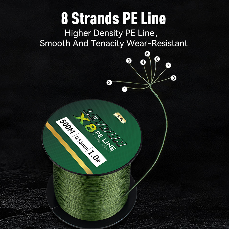 LEYDUN 500m Micro New Fishing  - огляд і ціна Ice Fishing Line